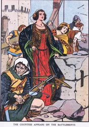 The Countess Appears on the Battlements