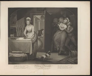 The Modest Girl and the Wanton Fellow Servants in a Gentleman