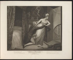The Modest Girl Rejects the Illicit Addresses of the Master, Plate 6
