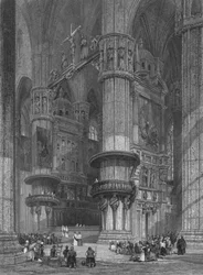 The Interior of Milan Cathedral, Looking Towards The High Altar, 1844