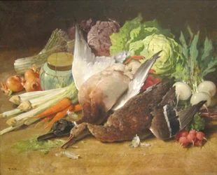 Still Life with Ducks and Vegetables