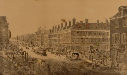 Broadway, New York, 1836 (Showing Webb