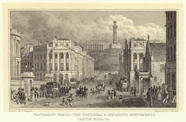 Waterloo Place, the National and Nelson