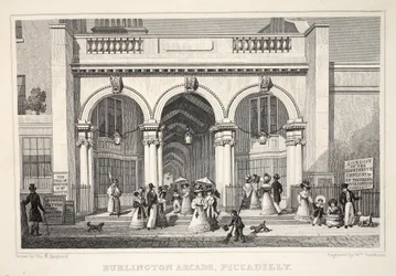 Burlington Arcade, Piccadilly, from 