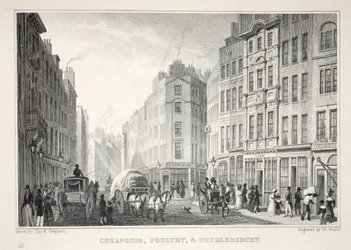 Cheapside, Poultry and Bucklersbury, from 
