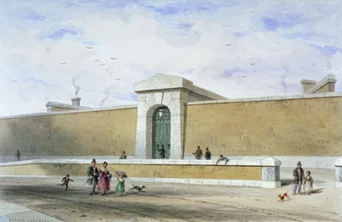 Gateway of Bridewell Prison, Tothill Fields, Westminster, London