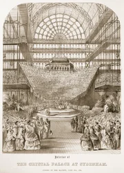 Opening of Crystal Palace at Sydenham by Queen Victoria on June 10th 1854