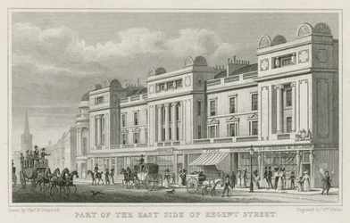 Part of the east side of Regent Street, London