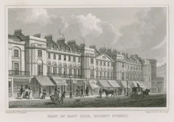 Part of the east side of Regent Street, London