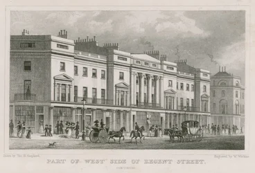 Part of the west side of Regent Street, London