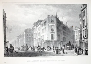Piccadilly, from Coventry Street, from 