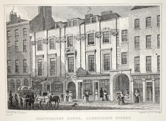 Shaftesbury House, Aldersgate Street, from 