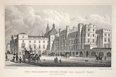 The Parliament House from Old Palace Yard, Westminster, from 