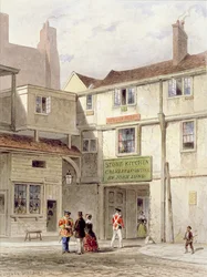 The celebrated canteen in the Tower - called The Stone Kitchen - pulled down 1827