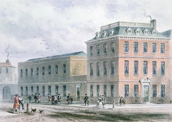 View of Soho Square and Carlisle House
