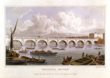 Waterloo Bridge, London, across the Thames