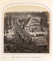 Train on Secret Town Bridge