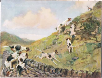 Scrambling Over the Wall, Illustration from 