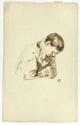 Seated Boy, Half-Length
