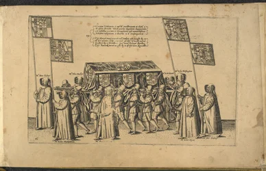 The Funeral of Sir Philip Sidney, engraved by Theodore de Brij