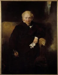 Portrait of the Painter Henri Fussli (or Fuseli) (1741-1825). Painting by Sir Thomas Lawrence (1769-1830)