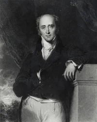 Portrait of the Right Honourable Charles Grey, Earl Grey (1764-1845) engraved by J. Cochran
