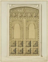 Carved Inner Doorway near Altar, St John