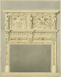 Chimneypiece at Mr Charles Thomas