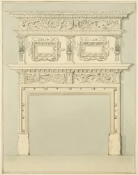 Chimneypiece in Lower Room, 9 Small Street