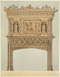 Chimneypiece in the Great Room of the Mint, now St Peter