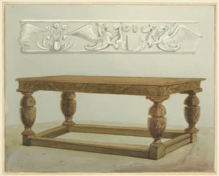 Council Table in the Great Room of the Mint, now St Peter