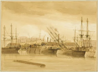 Eastern Wapping Dock, Showing the Barque 