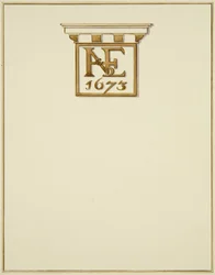 Frieze of chimneypiece in old house