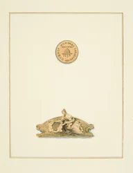 Ornaments on Chairs in Council Chamber at the Mint, and the Frieze in the Vestibule of the Mint, now St Peter