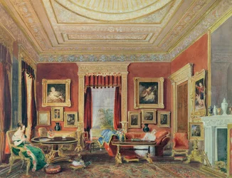 The Drawing Room, Leigh Court, Bristol, c.1840