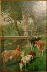 Herd Boy with Cows