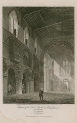 Interior of Church of St Bartholomew the Great