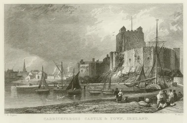 Carrickfergus Castle and Town