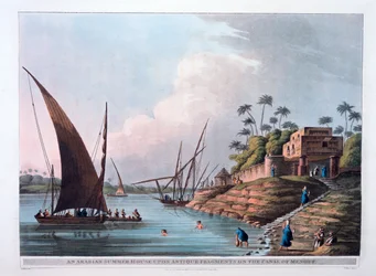 Arabian Summer House on the Canal of Menouf, Egypt, 1801