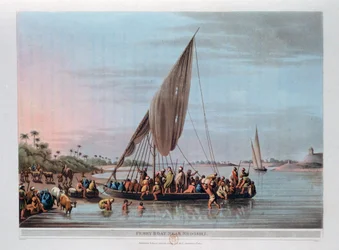 Ferry Boat Near Nedssili, Egypt