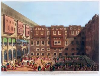 Mamelukes Exercising in the Square of Mourad Bey