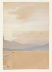 American Plains with Mountain Range in the Distance