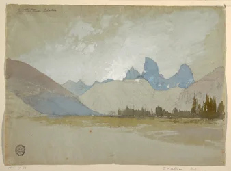 The Tetons, Idaho, 1879