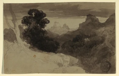 View of the Tetons, Wyoming, 1874