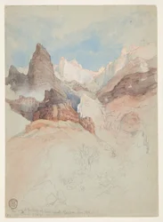 Looking up the Trail at Bright Angel, Grand Canyon, Arizona