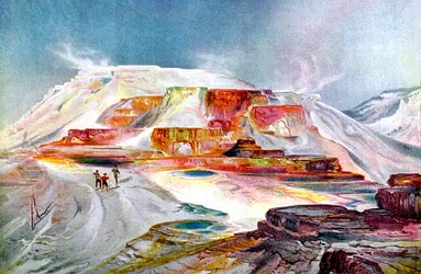 The Mammoth Hot Springs, c.1880