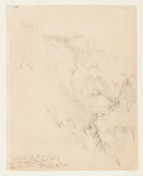 West Wall of the Canyon, Yellowstone