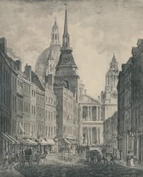 Shopping in Ludgate Street, 1795