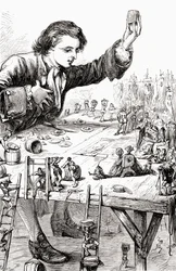His Imperial Majesty desired that himself and his royal consort might have the happiness of dining with me, illustration from 