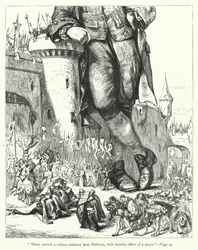 Illustration for Gulliver’s Travels by Jonathan Swift